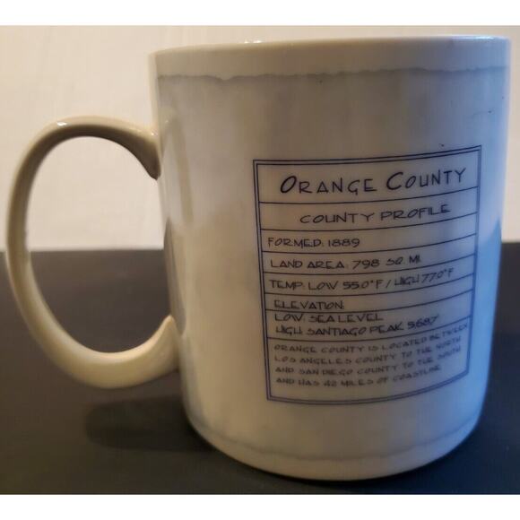Starbucks Coffee 2006 Orange County The Big Orange City Coffee Mug 18oz - Picture 8 of 12